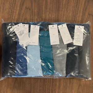 Old Navy Kids Underwear 7 Pack Set - Blue and Gray Tones Size L